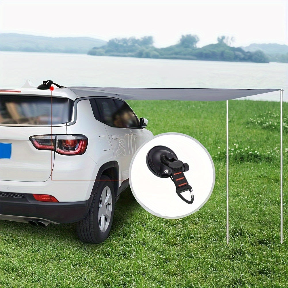 Outdoor Camping Tent Suction Cups w/ Hooks Reusable Car Tent