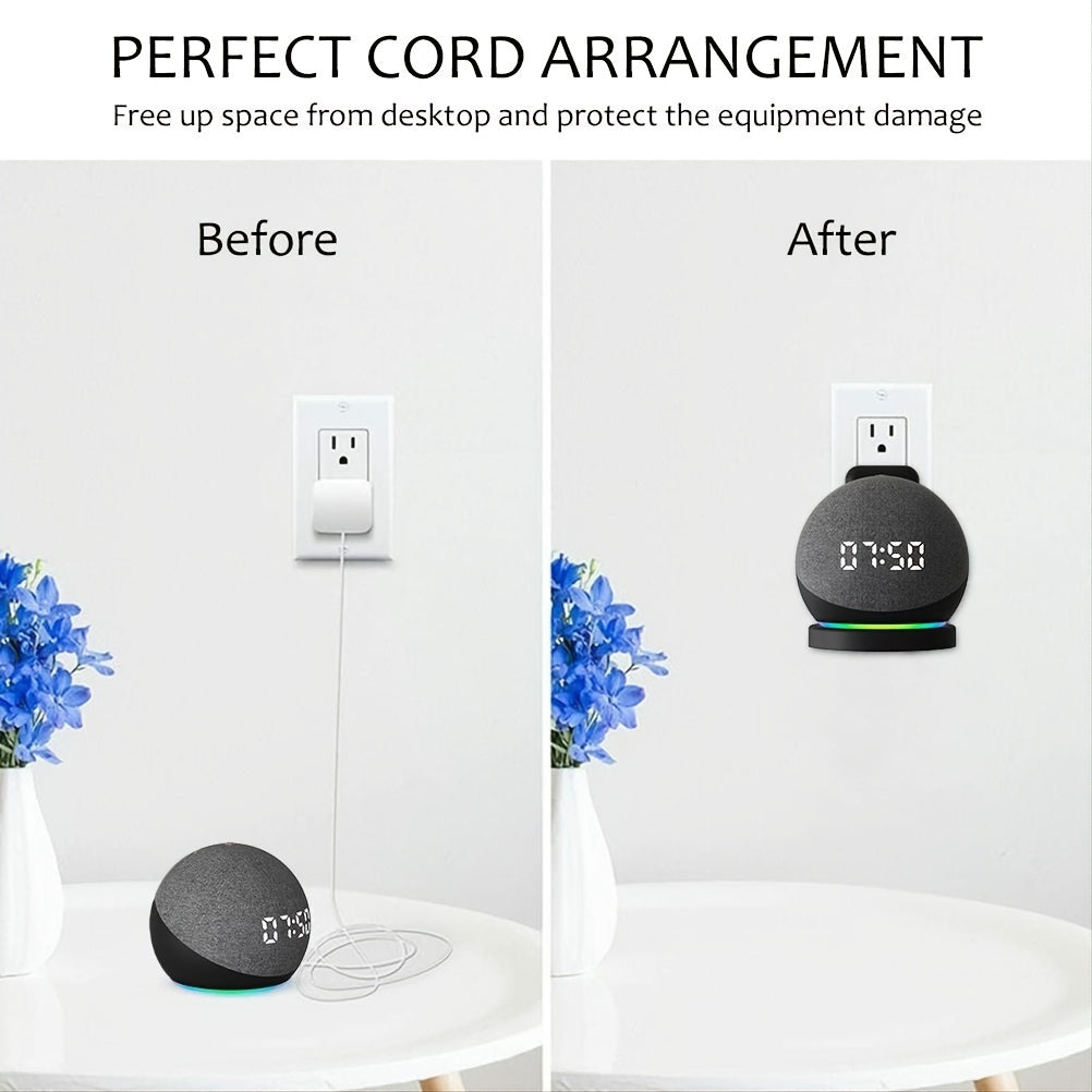 Waterproof Small Cable Storage Bracket with Wall Mount for 4th and 5th Gen