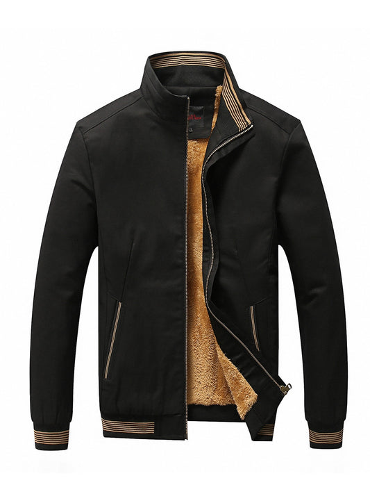 Men's Cotton Full Zip Fleece Jacket