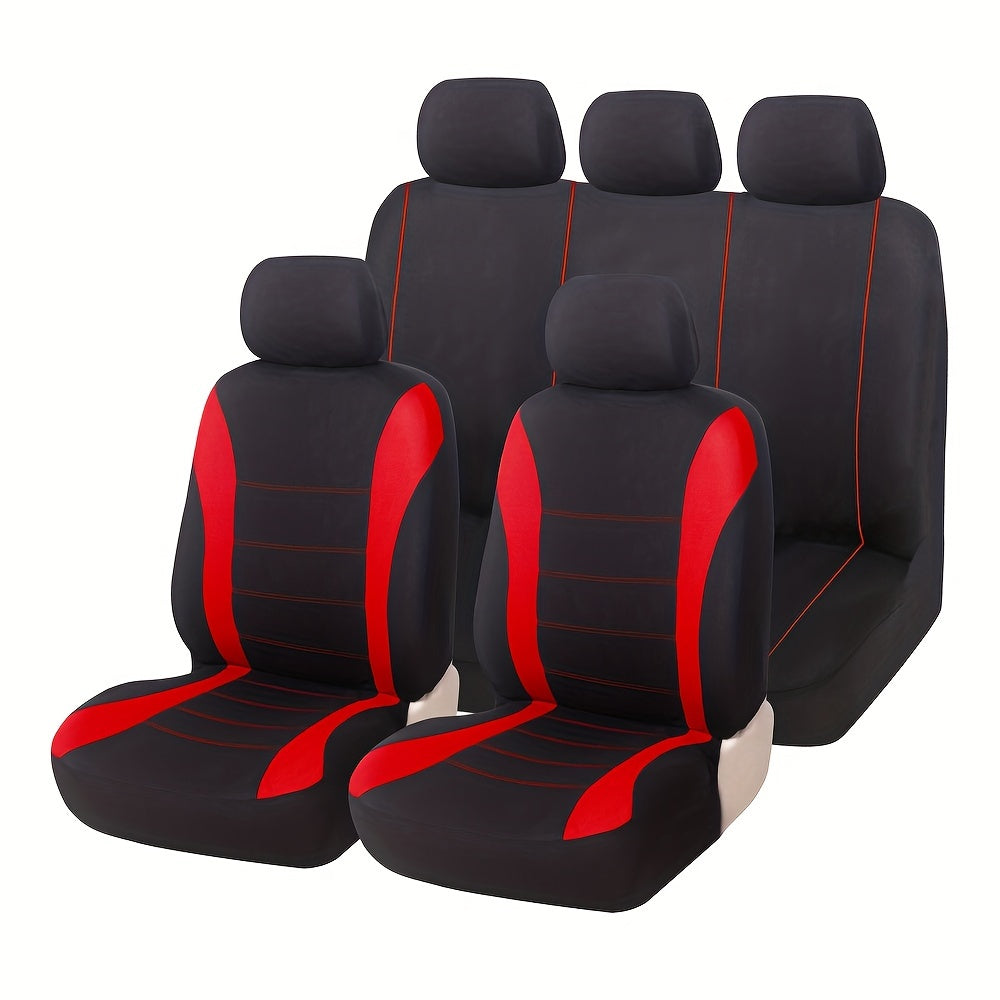 9PCS Waistline Pattern Car Seat Cover