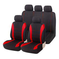 9PCS Waistline Pattern Car Seat Cover