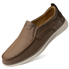 Men's Comfortable Loafer Dress Shoes with Rubber Sole