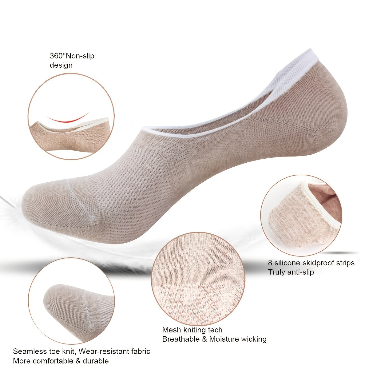 Soft Lightweight Low Cut Ankle Socks Women's Stockings