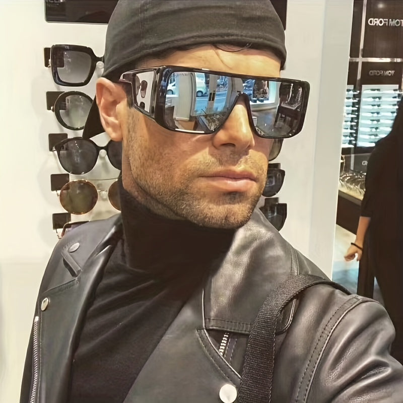 Men's Large Frame Sunglasses Funky PC Eyewear