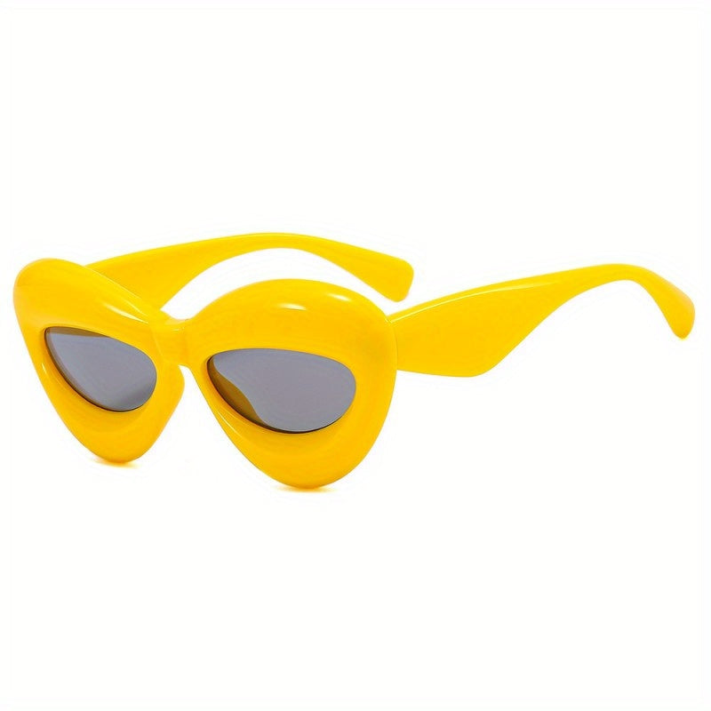 Inflated Lip Sunglasses For Beach Party UV400
