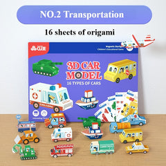 Geometric Puzzle Sets 3D Origami Paper Craft Kit for Holiday