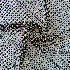 SS10 Crystal AB Rhinestones Mesh Fabric Strass For Dresses 30X30cm