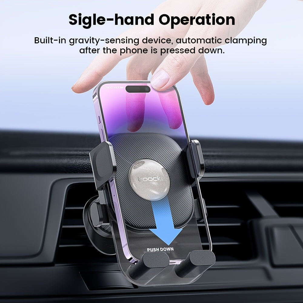 3D Foldable Gravity Car Phone Holder Vent Clip For Smart Phones