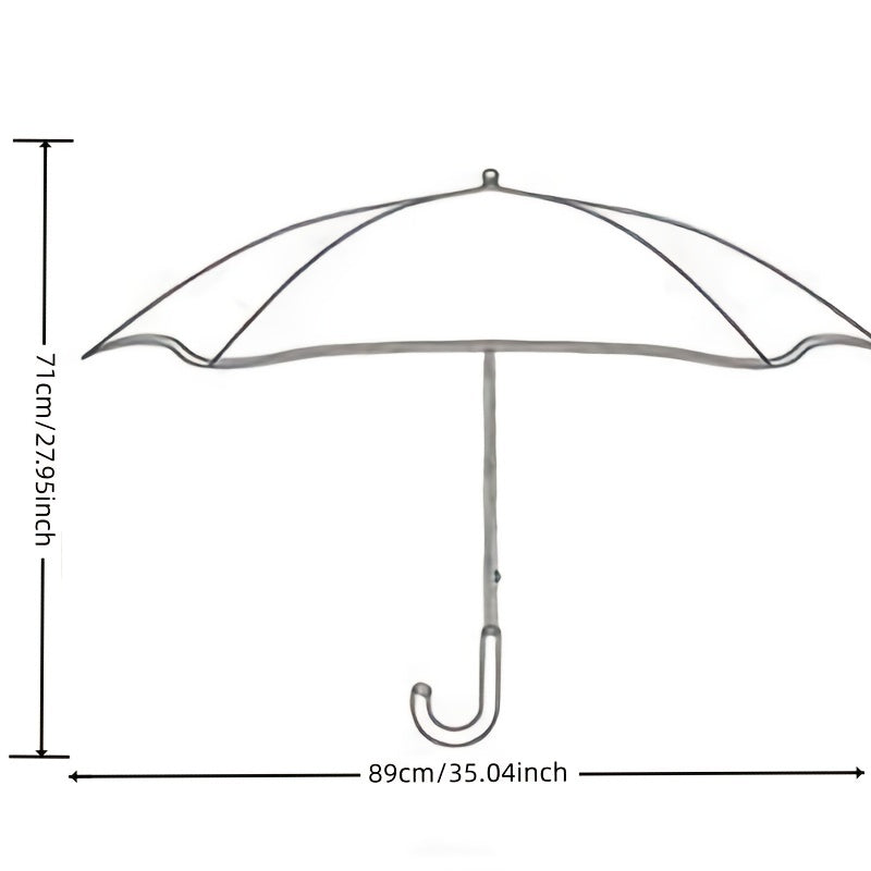 Kids Umbrella Windproof Pulley Vinyl Sunscreen