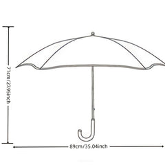Kids Umbrella Windproof Pulley Vinyl Sunscreen