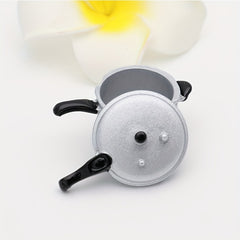 Mini Kitchen Toy Pressure Cooker Display Soup Pot Ornament