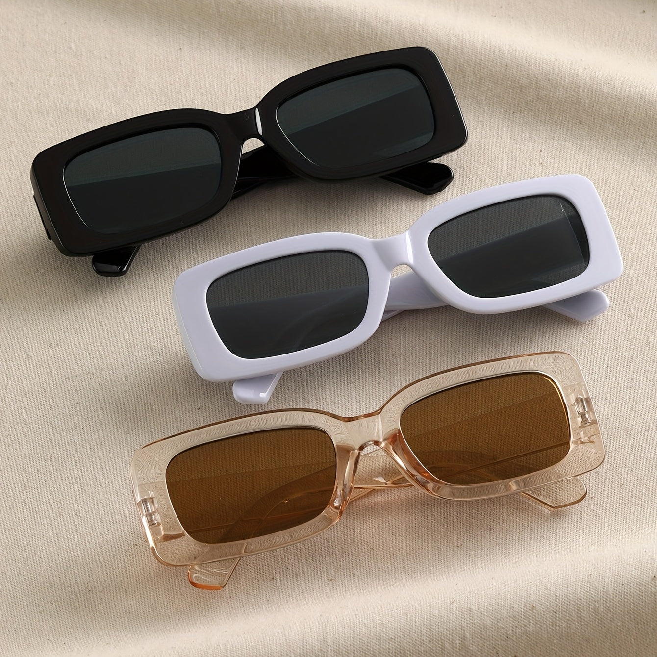 Y2K Rectangle Sunglasses Anti Glare UV400