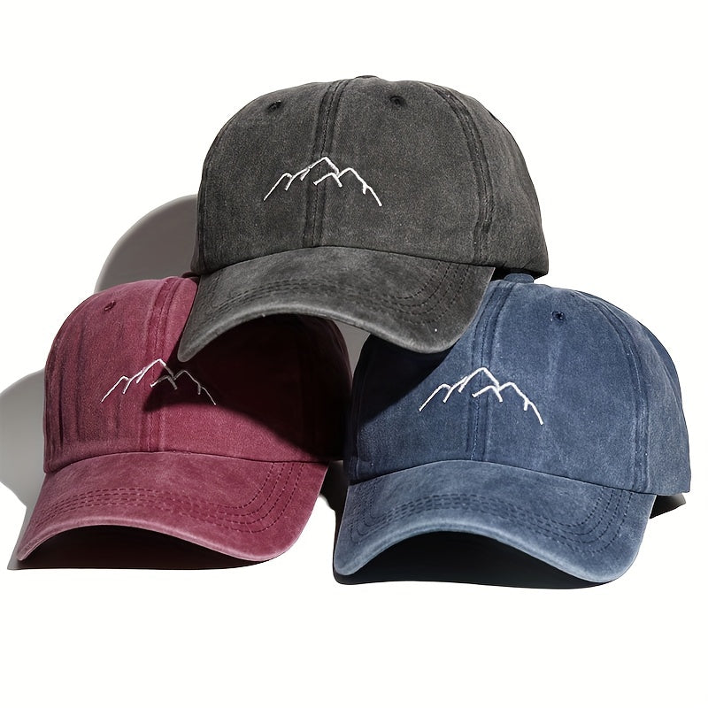Vintage Embroidered Outdoor Baseball Cap for Sun Protection