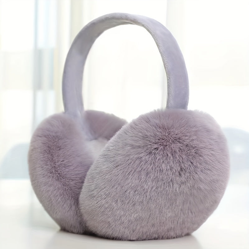 Women's Winter Faux Fur Foldable Earmuffs