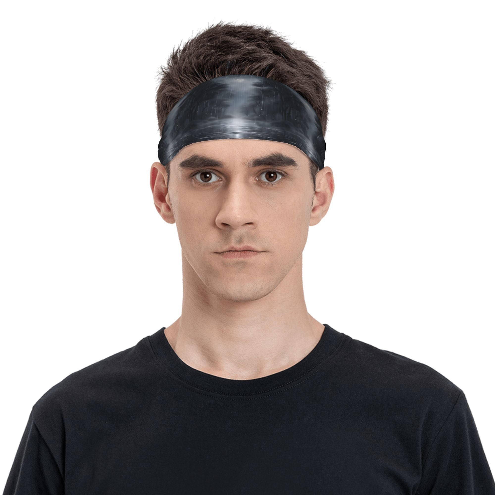 Tie Dye Sports Headband Sweat Wicking Stretchy Polyester for Yoga Gym Running