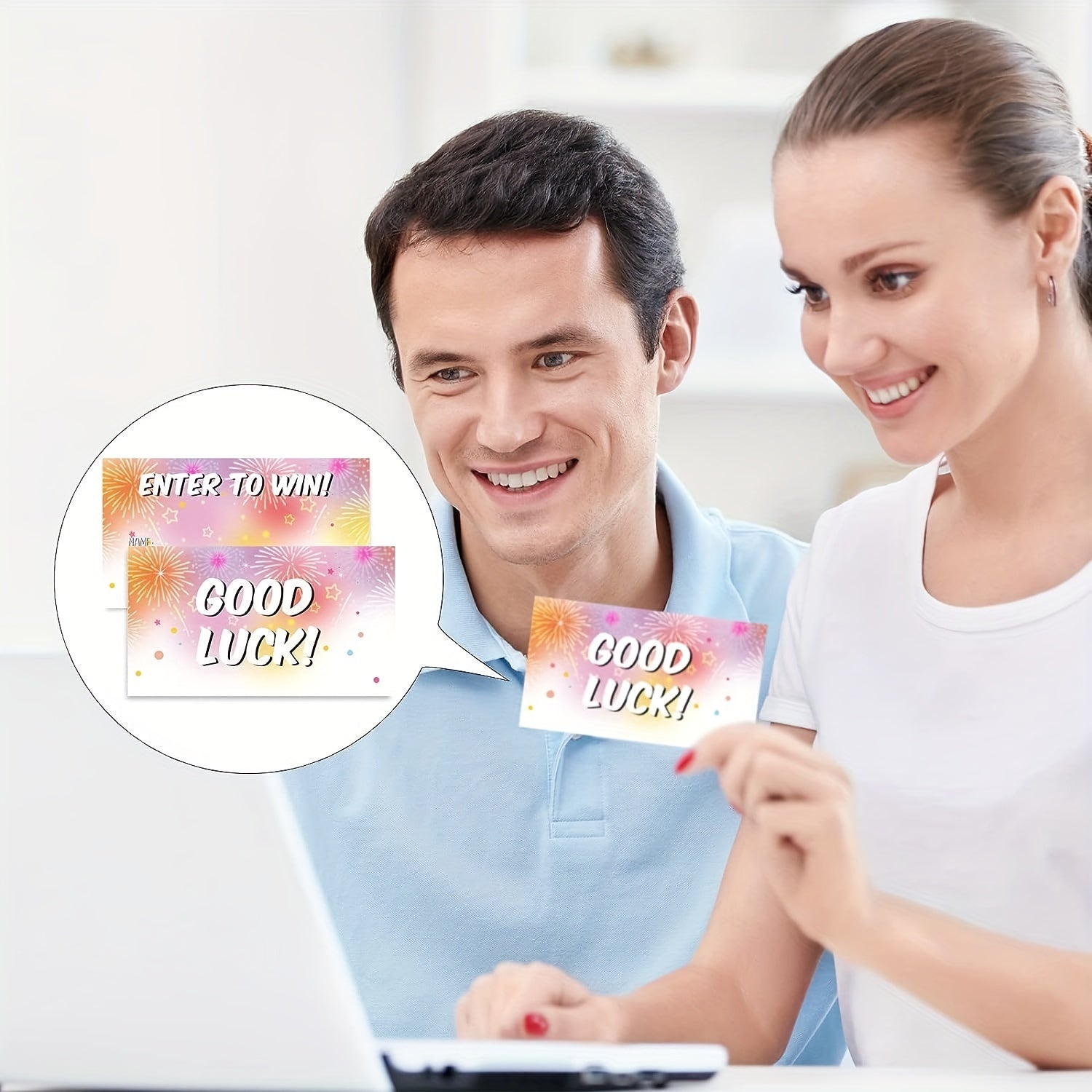 50pcs Student Reward Small Cards Blank Lottery Ticket Form
