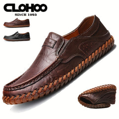 CLOHOO Soft Sole Loafers Men's Slip On Dress Shoes