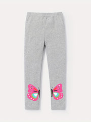 Toddler Girls Butterfly Graphic Leggings Elastic Waist Casual Pants