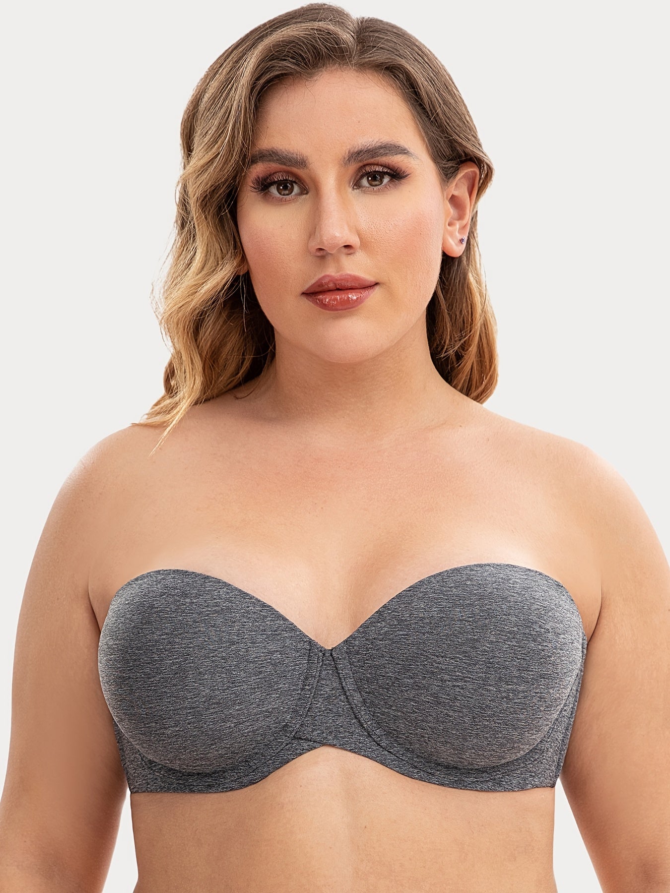  Push Up Strapless Padded Bra