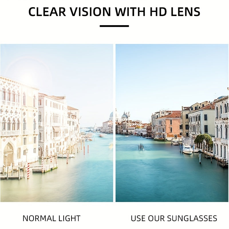 Rimless Photochromic Goggles UV400 - Cycling Fishing Sunglasses