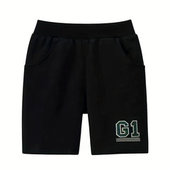 Boys Stylish G1 Print Shorts for Summer