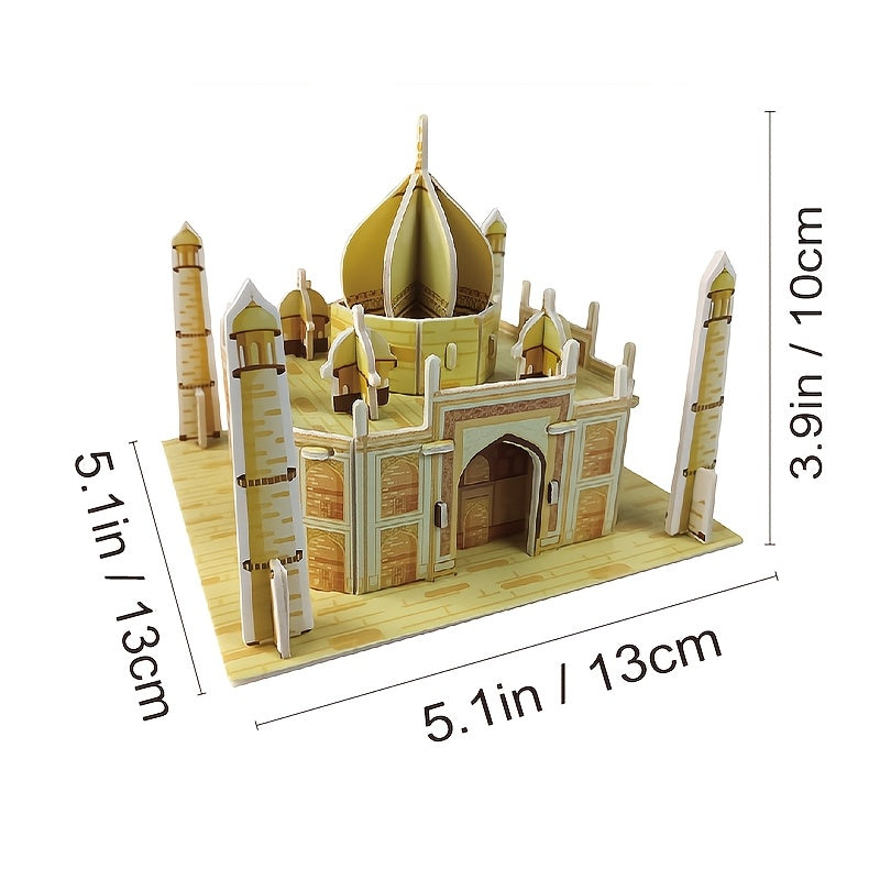 Taj Mahal 3D Model Puzzle Creative DIY Toy