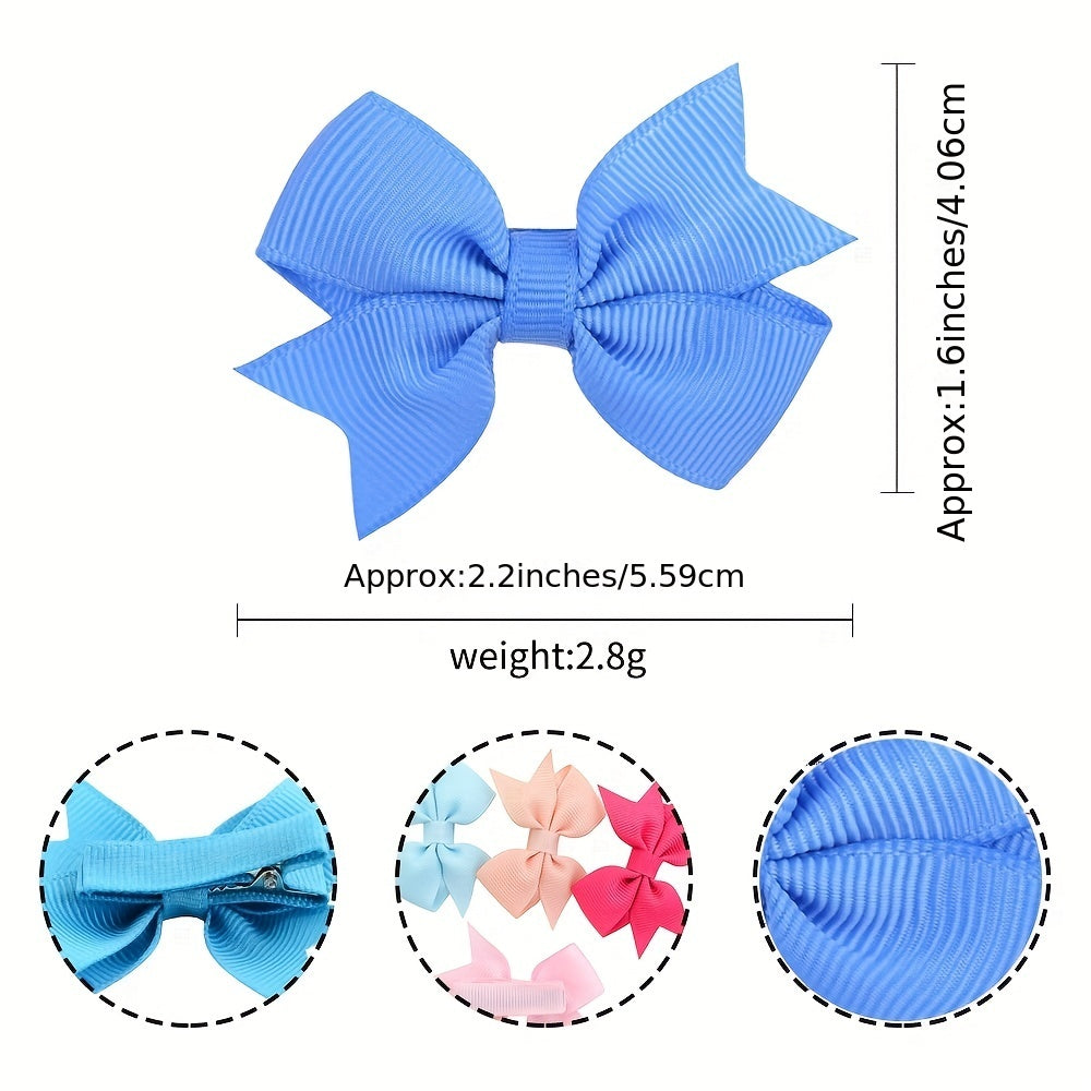 40pcs Bow Hair Clips for Baby Girls Kids Hair Accessories