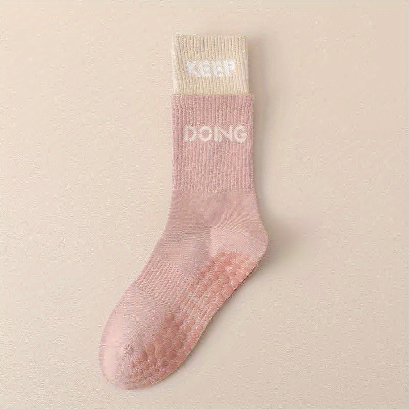 Colorblock Sports Socks Women's Stockings & Hosiery