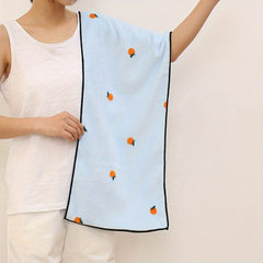 Printed Hand Towel Coral Fleece Soft Absorbent Towel