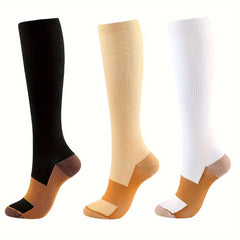 Compression Socks Outdoor Sports Fitness Running Yoga Mid calf Socks