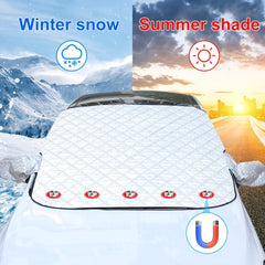 Car Windscreen Cover Magnetic Snow Cover with Mirror Covers