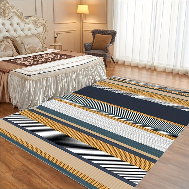 Geometric Lines Large Rug for Living Room Sofa Bedroom Kitchen Home Office