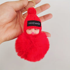 Sleeping Doll Keychain Plush Decoration