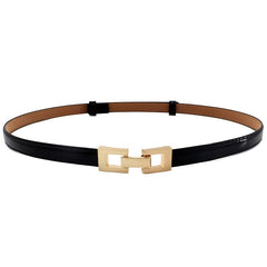 Thin Belt Women's Adjustable Buckle Waist Belt