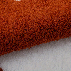 6pcs Plush Shag Puzzle Floor Mat Interlocking Carpet Fluffy Area Rugs