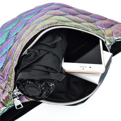 Laser Waist Bag Fanny Pack Chest Bag Linger Crossbody Phone Pouch