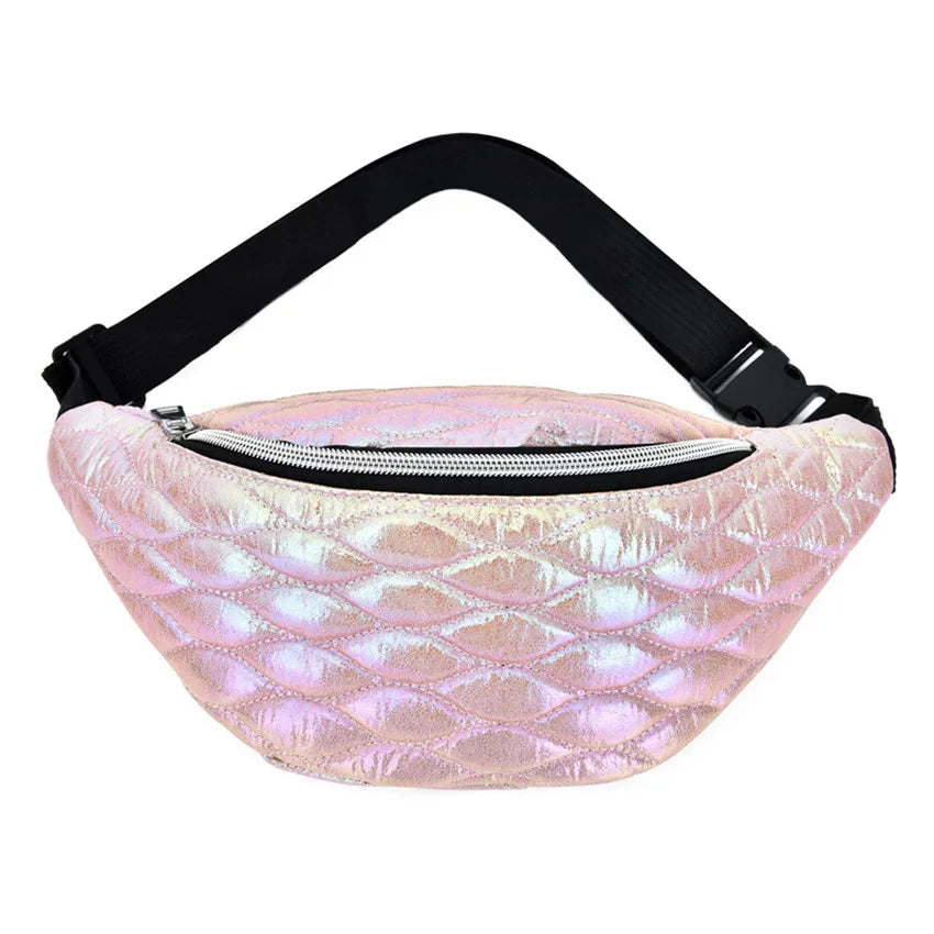 Laser Waist Bag Fanny Pack Chest Bag Linger Crossbody Phone Pouch