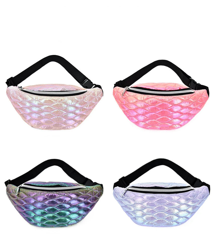 Laser Waist Bag Fanny Pack Chest Bag Linger Crossbody Phone Pouch