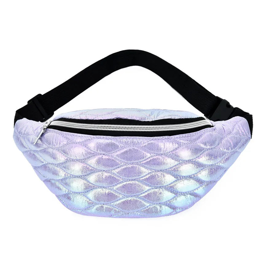 Laser Waist Bag Fanny Pack Chest Bag Linger Crossbody Phone Pouch