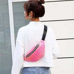 Laser Waist Bag Fanny Pack Chest Bag Linger Crossbody Phone Pouch