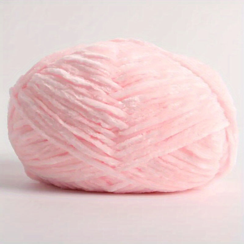Soft Velvet Chenille Crochet Yarn for Sweater Scarf Doll Amigurumi Blanket