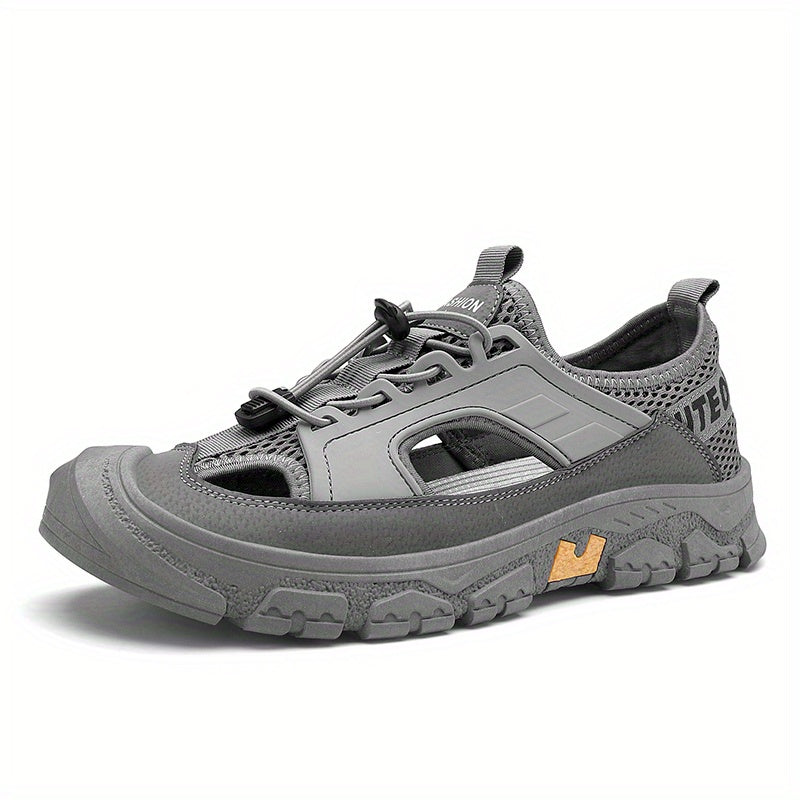 Men's Durable No Tie Sandals for Hiking Trekking