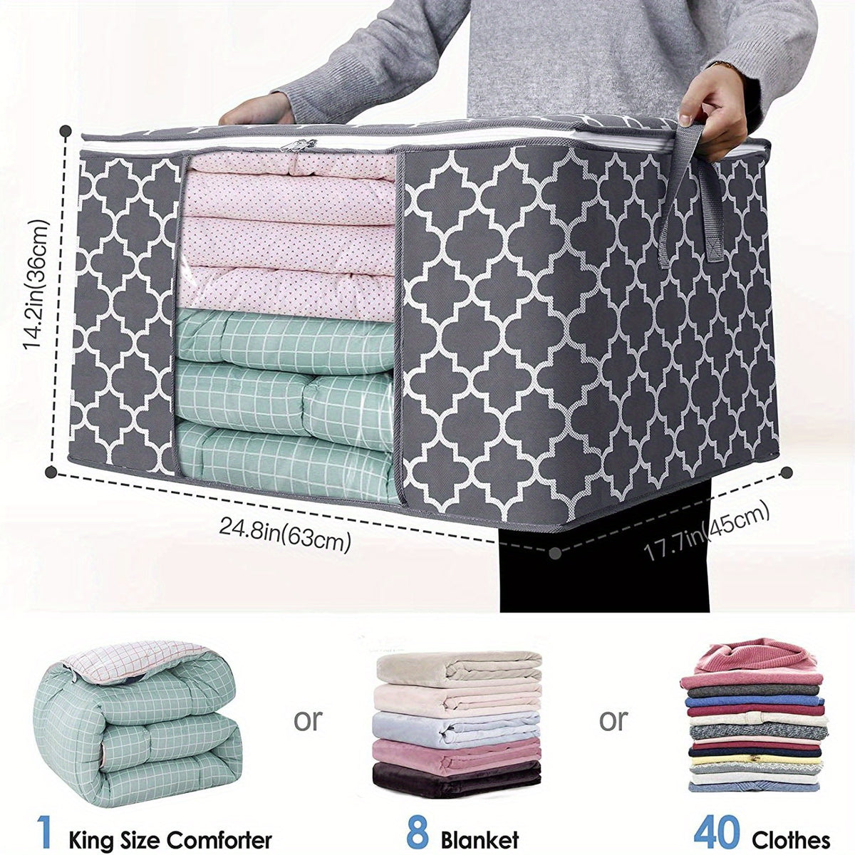 Large Capacity Foldable Storage Containers - Maximize Your Storage Space