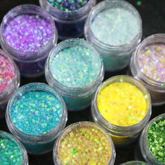 Chunky Glitters Fine Mix UV Resin Jewelry Making Decor