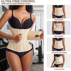 Waist Trainer Trimmer Belt Tummy Control Compression Wrap Cincher