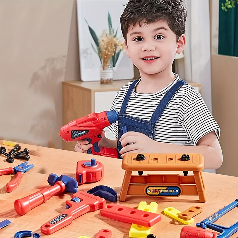 Boy Puzzle Family Simulation Tool Set 5-7 Years Old