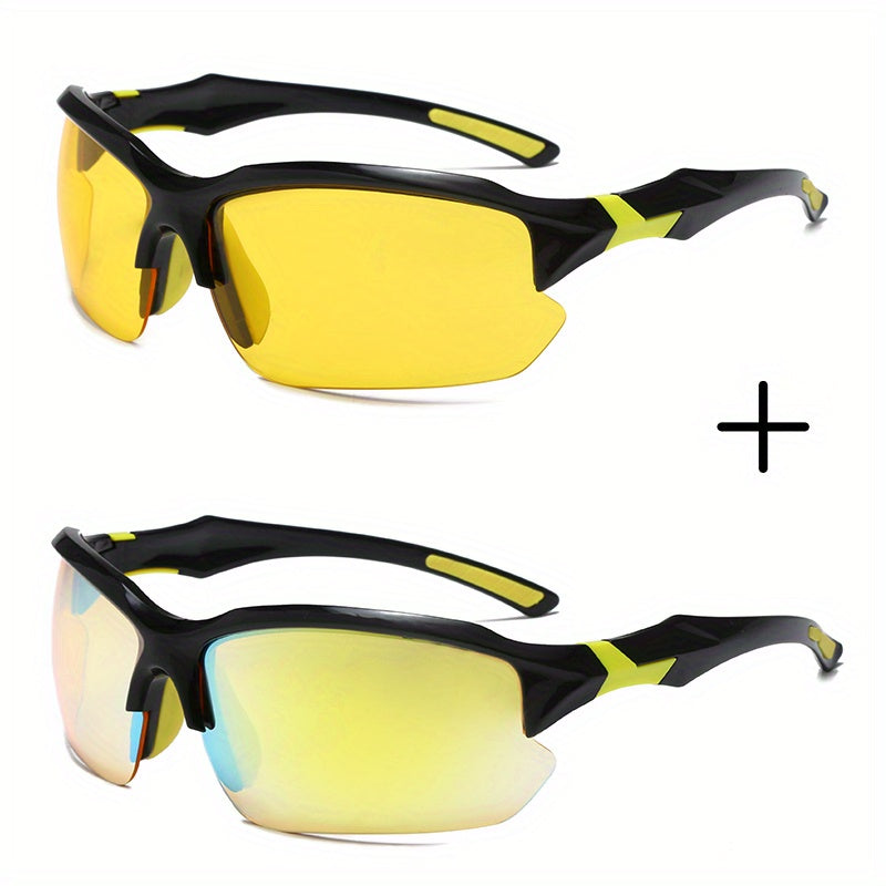 Men's Sports Sunglasses UV400 for Golf Fishing Running