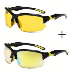 Men's Sports Sunglasses UV400 for Golf Fishing Running
