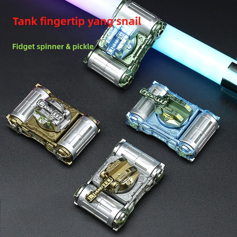 4pc Creative Mecha Finger Top Simulation Tank Relief Tool