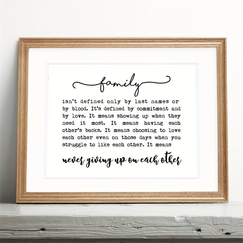 Family Quote Family Wall Decor Family Isn't Defined Adoption Gift